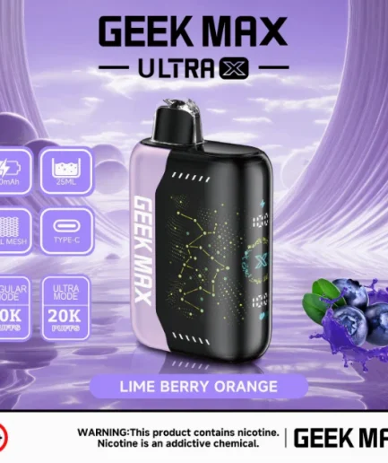 Geek Max Lime Berry Orange 5pk