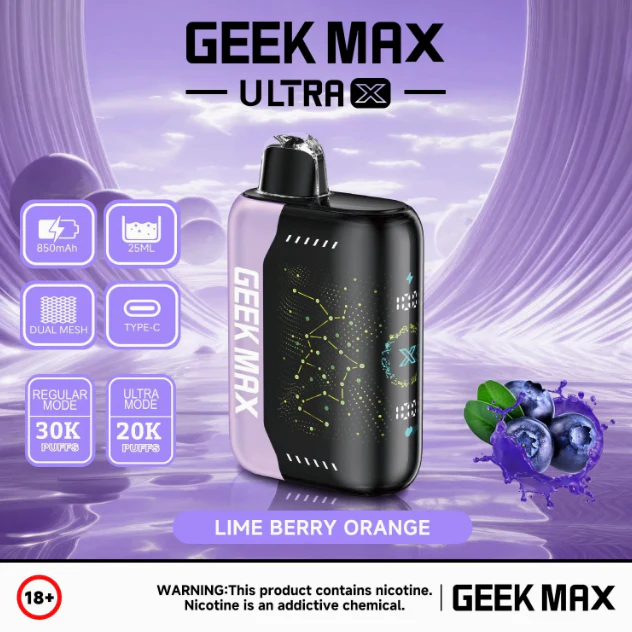 Geek Max Lime Berry Orange 5pk