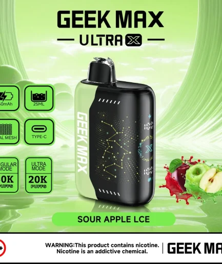 Geek Max Sour Apple Ice 5pk