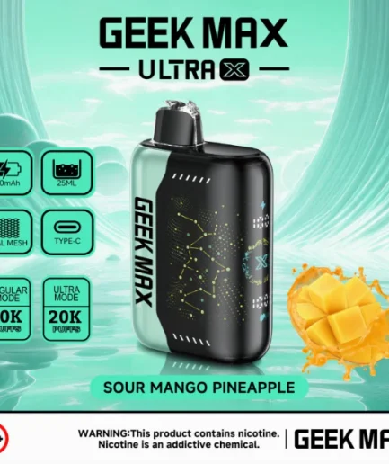 Geek Max Sour Mango Pineapple 5ct