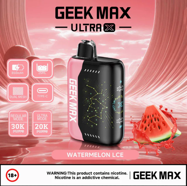 Geek Max Watermelon Ice 5pk