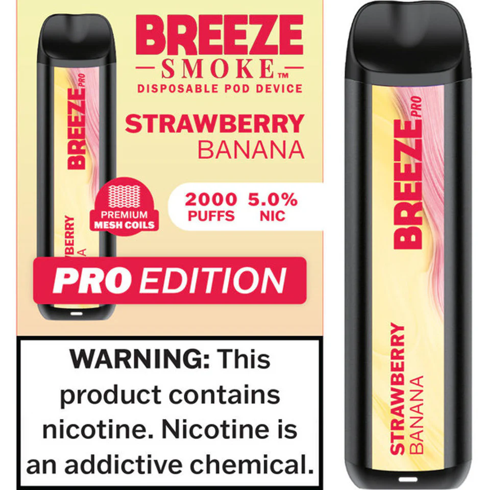 Strawberry Banana Breeze Pro 10ct