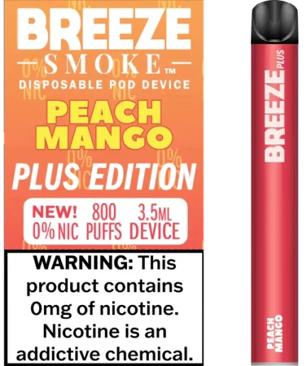 breeze plus Edition 800 puffs peach mango