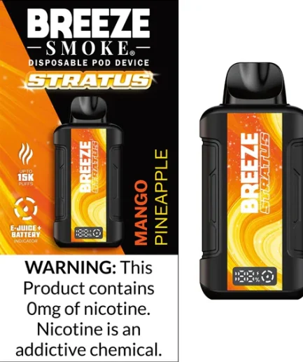 BREEZE STRATUS 5 count Mango pineapple Zero Nicotine
