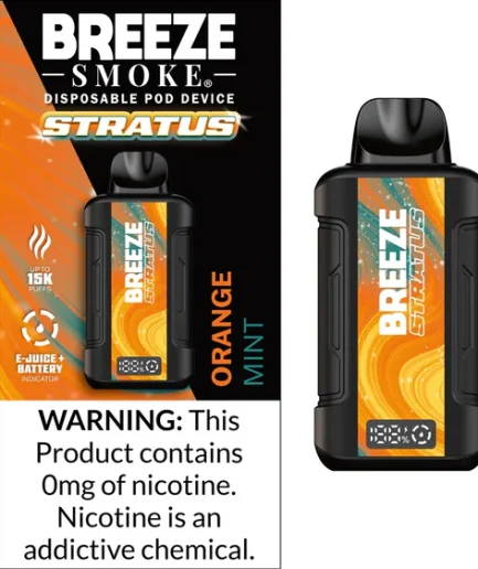BREEZE STRATUS 5 count Orange mint zero Nicotine