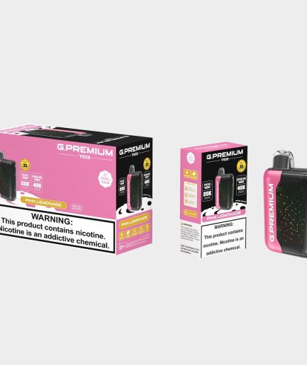 G.PREMIUM 40k puffs /5count / Pink Lemonade