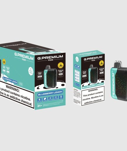 G.PREMIUM 40k puffs /5count / Blueberry Lemon