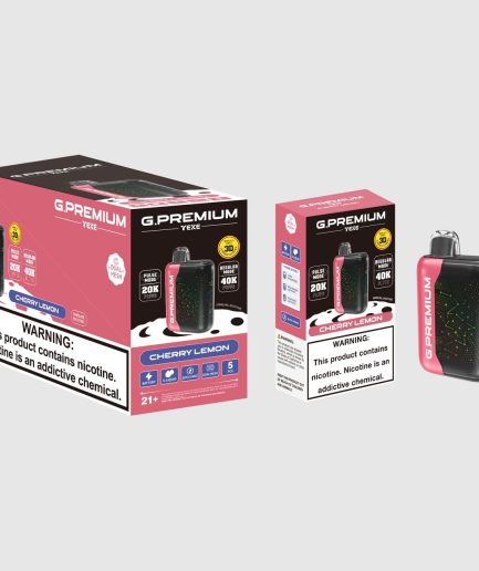 G.PREMIUM 40k puffs /5count / Cherry lemon