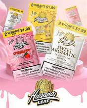 Little Havana Leaf Wraps (Pre-Priced $1.99) 2pk 20ct Display
